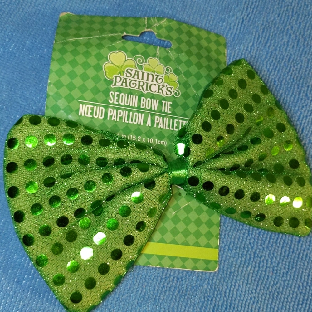 Sequin Bow Tie